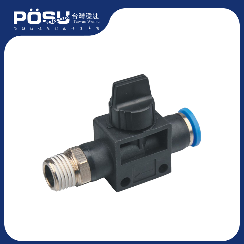 HVFS flows from spigot end to threaded end type