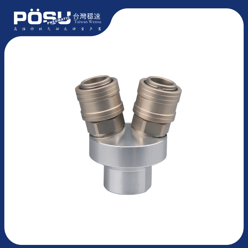 Multi-way branch piping Y-shaped